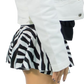 Blockout White Denim Jacket