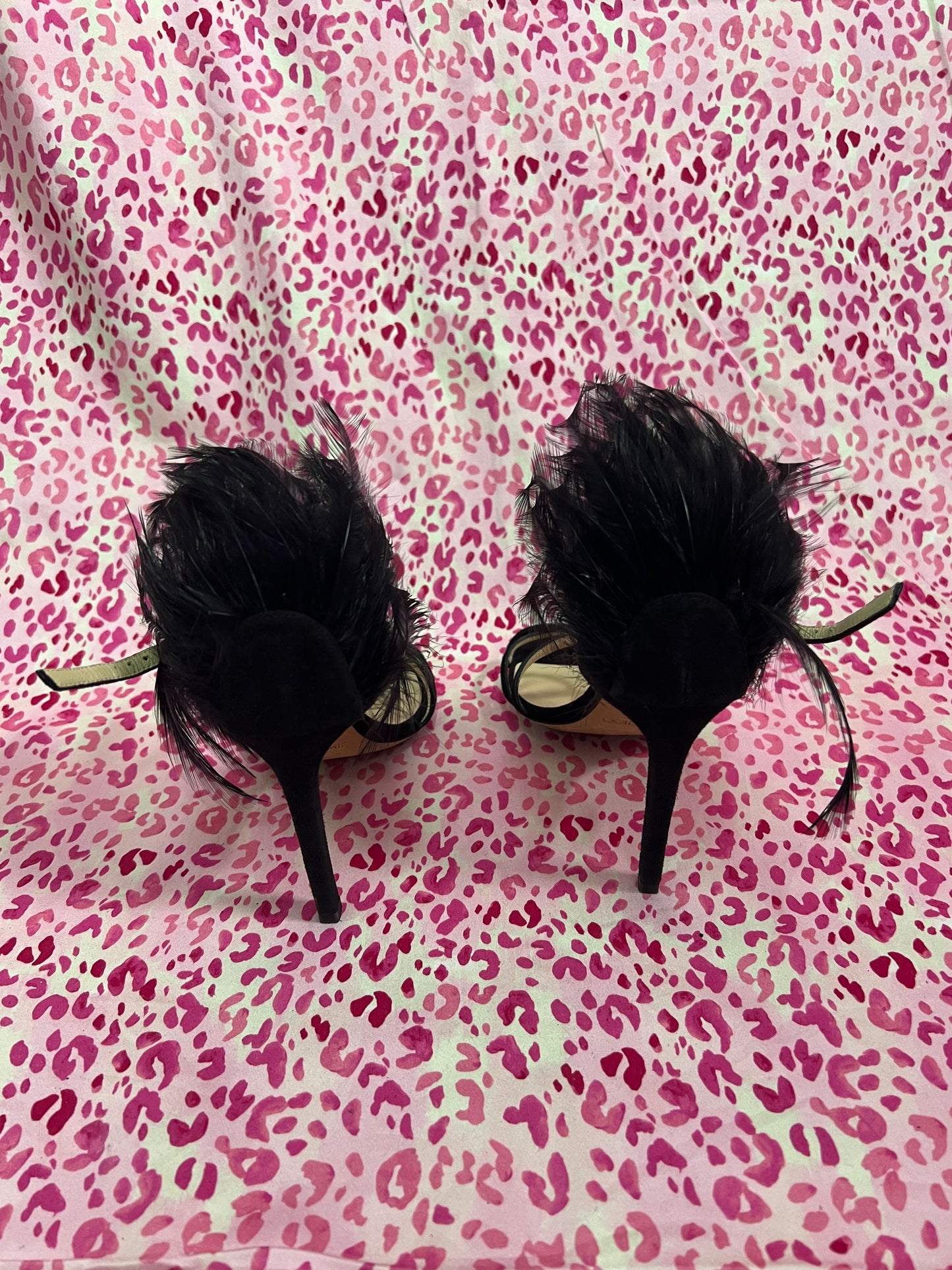 Jimmy Choo Belissa Feather Heels