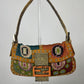 Fendi Beaded Baguette with Lizard Skin Straps