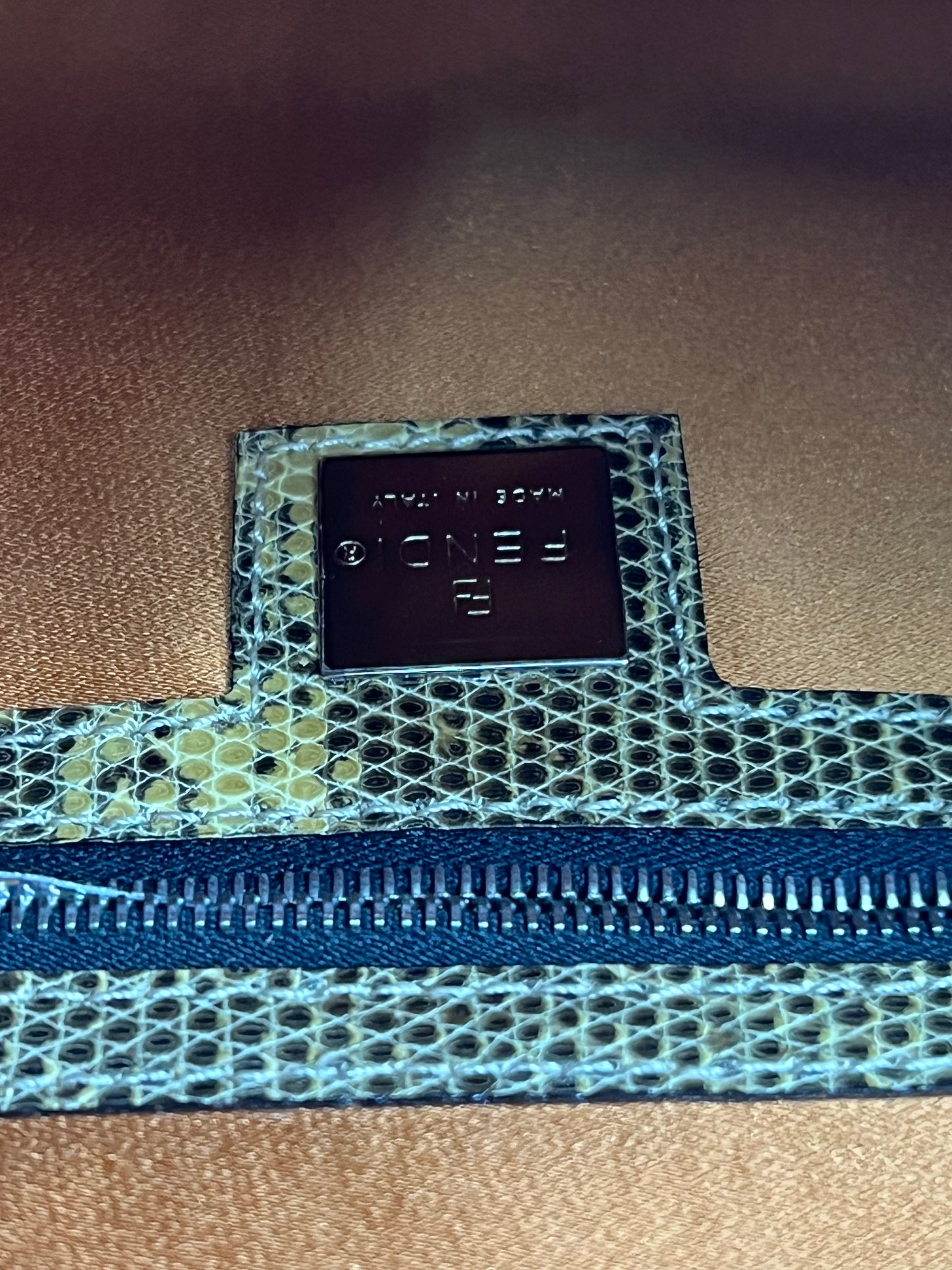 Fendi Beaded Striped Baguette