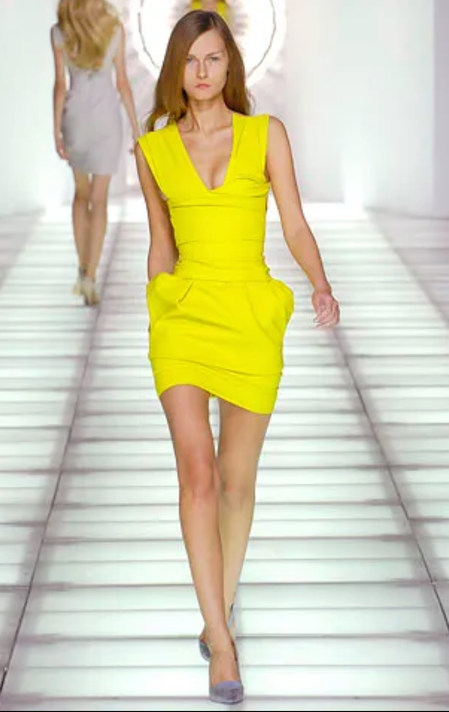 Preen Peplum Bodycon Dress