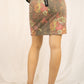 Comme des Garcons Tricot Floral Tweed Skirt