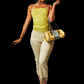 Donna Karan Mesh Tube Top