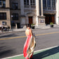 '60s Neon Red Slip Dress