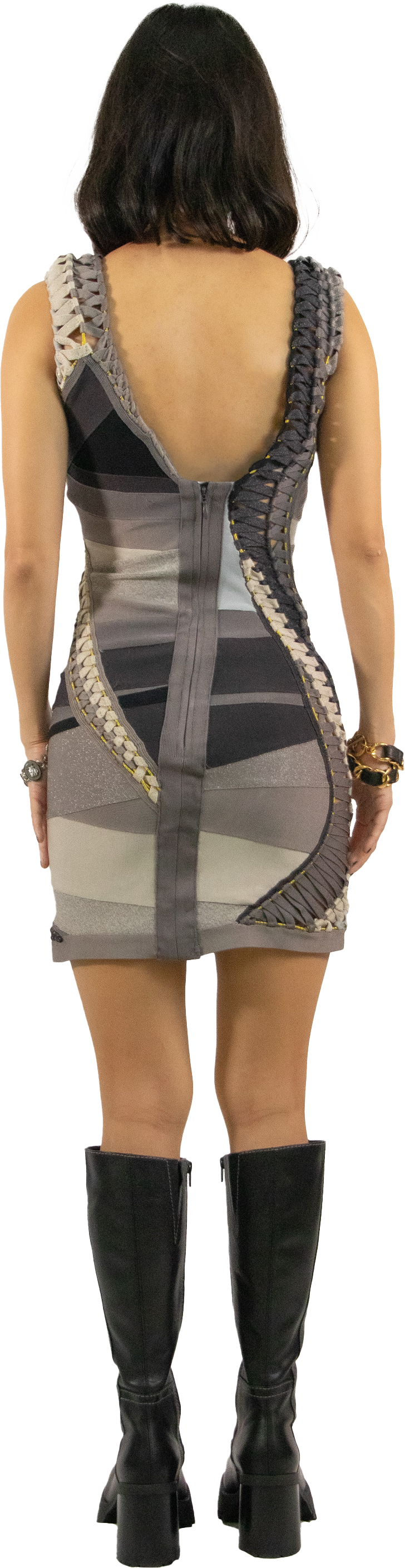 Herve Leger Fall 2010 Lace Up Dress