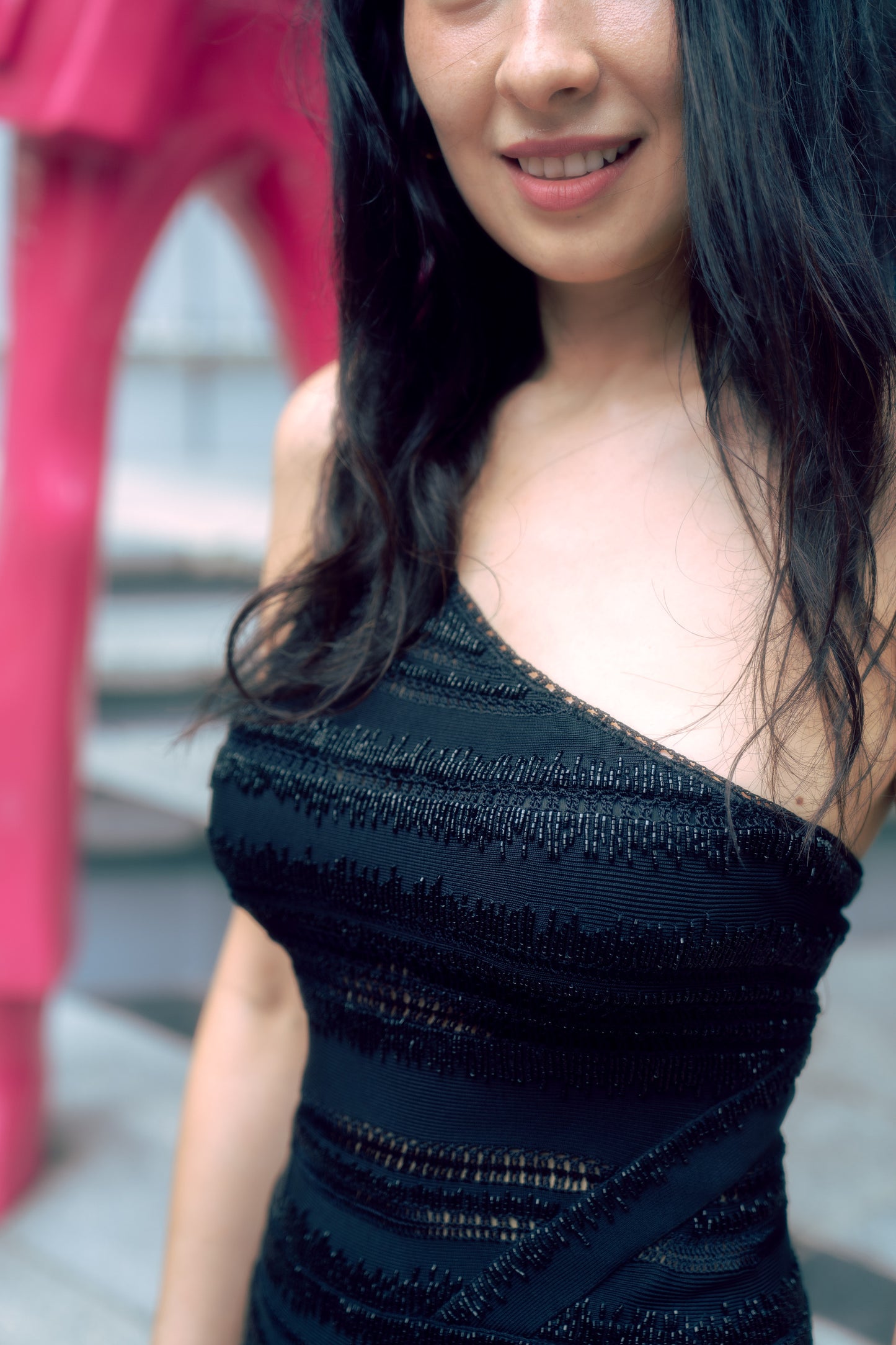 Herve Leger SS 10 One Shoulder Dress