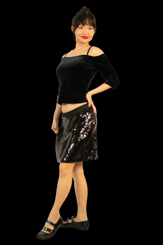 Jessica McClintock Bardot Top