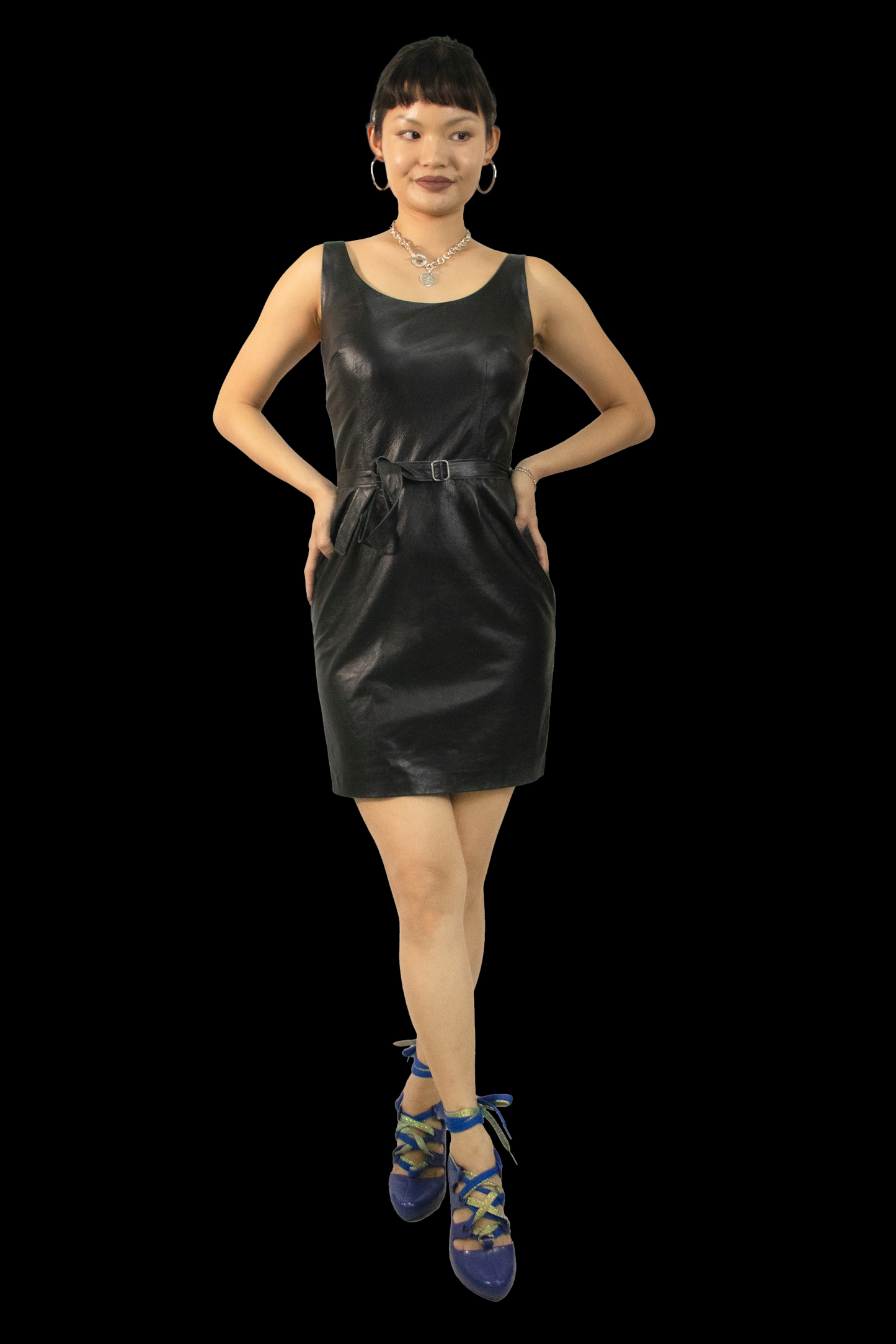 Kova & T Leather Dress