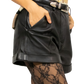 Maje Leather Shorts