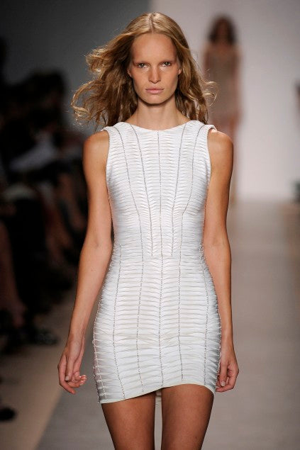 Herve Leger SS 10 Boatneck Dress