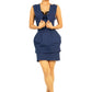 Preen Peplum Bodycon Dress