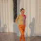 Versace SS 2000 Ombré Blouse