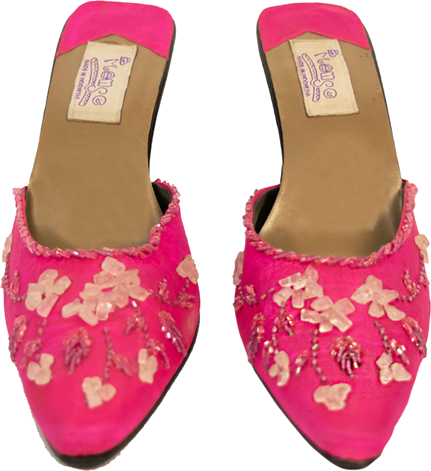 Vintage '00s Mense Barbie Beaded Shoes