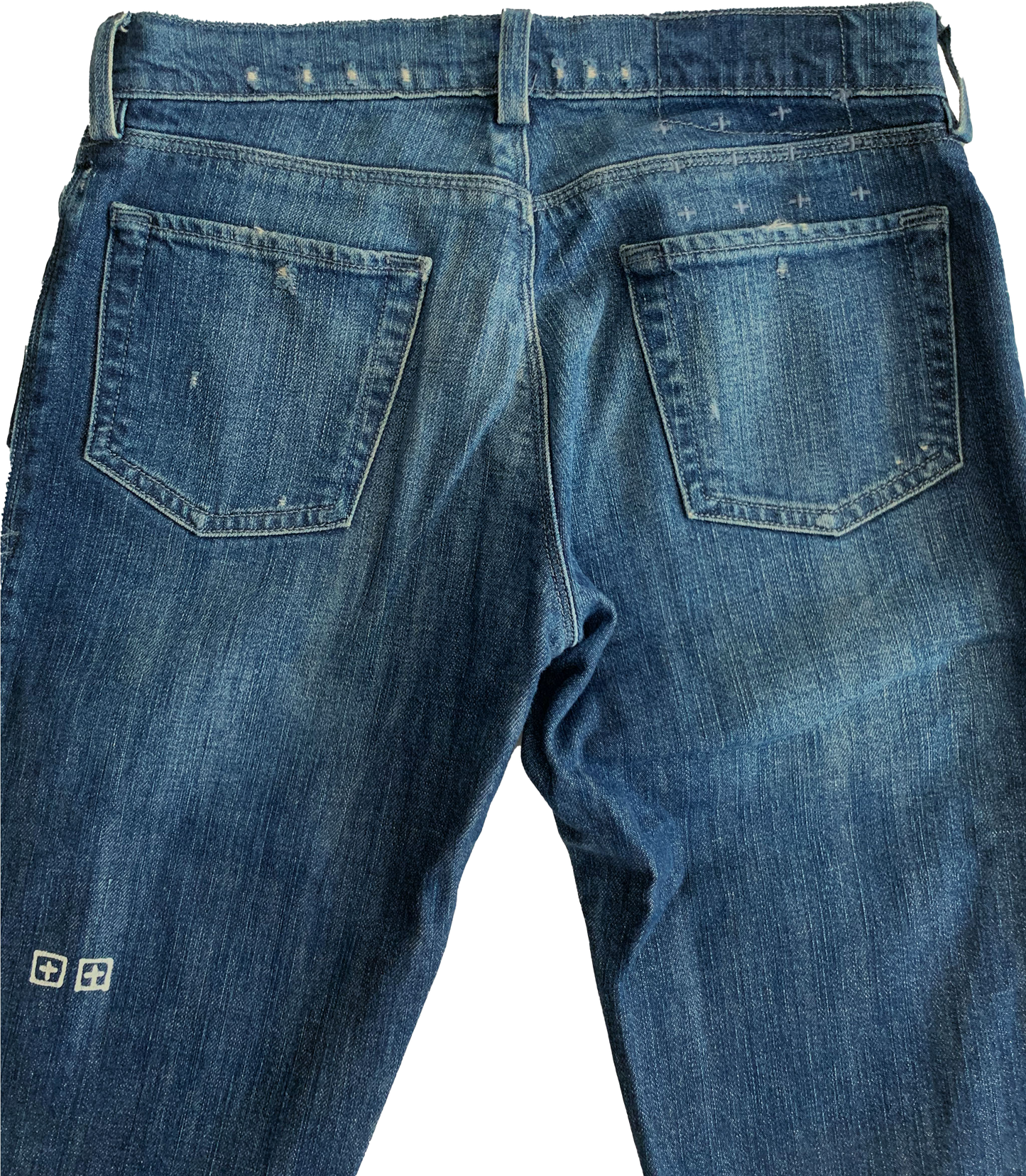 Vintage 2000s Ksubi Skinny Jeans with Side Zips