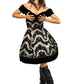 Vintage '80s David Fielden Floral Dress