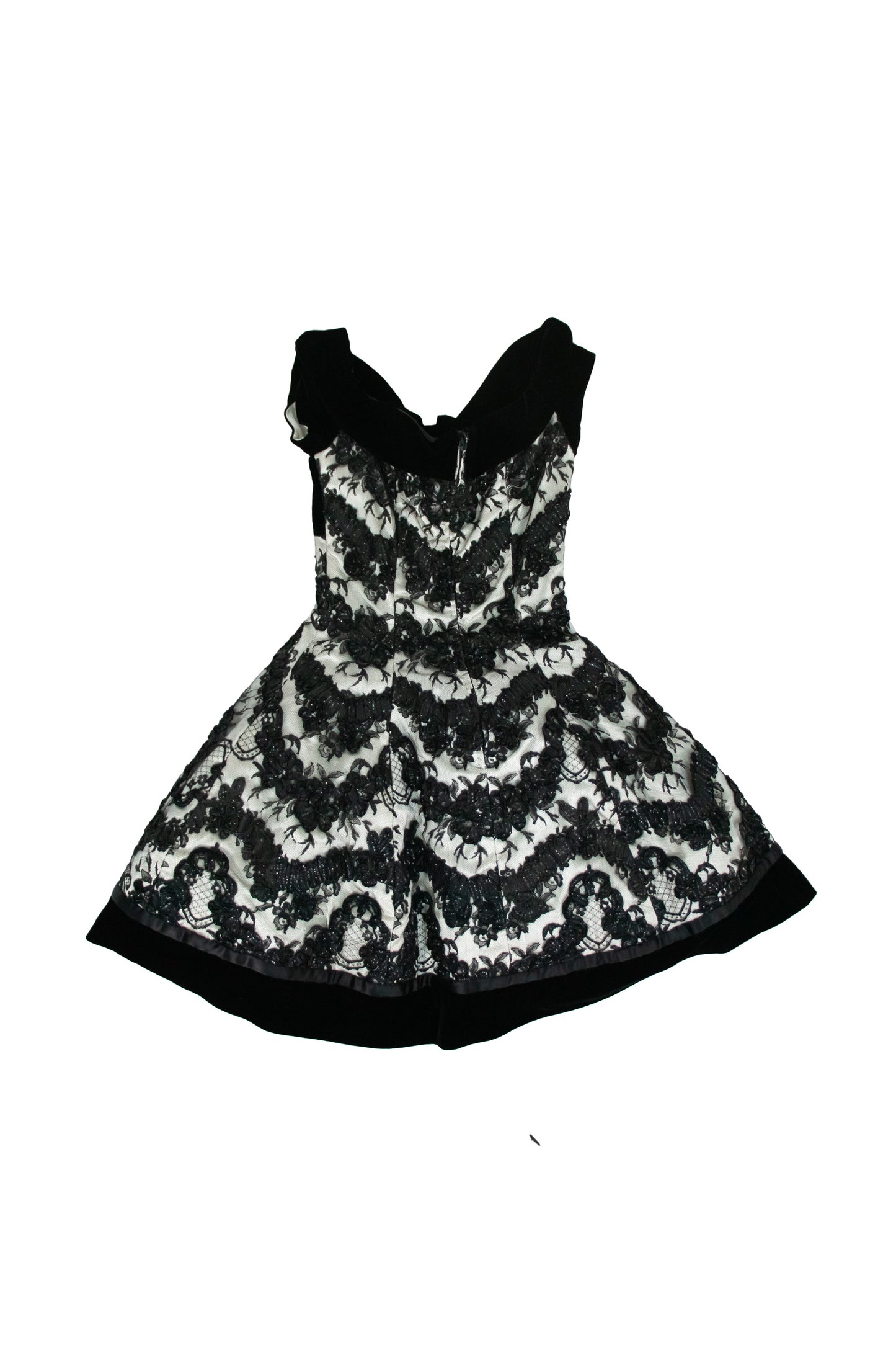 Vintage '80s David Fielden Floral Dress